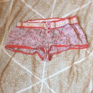 Free people pajama shorts